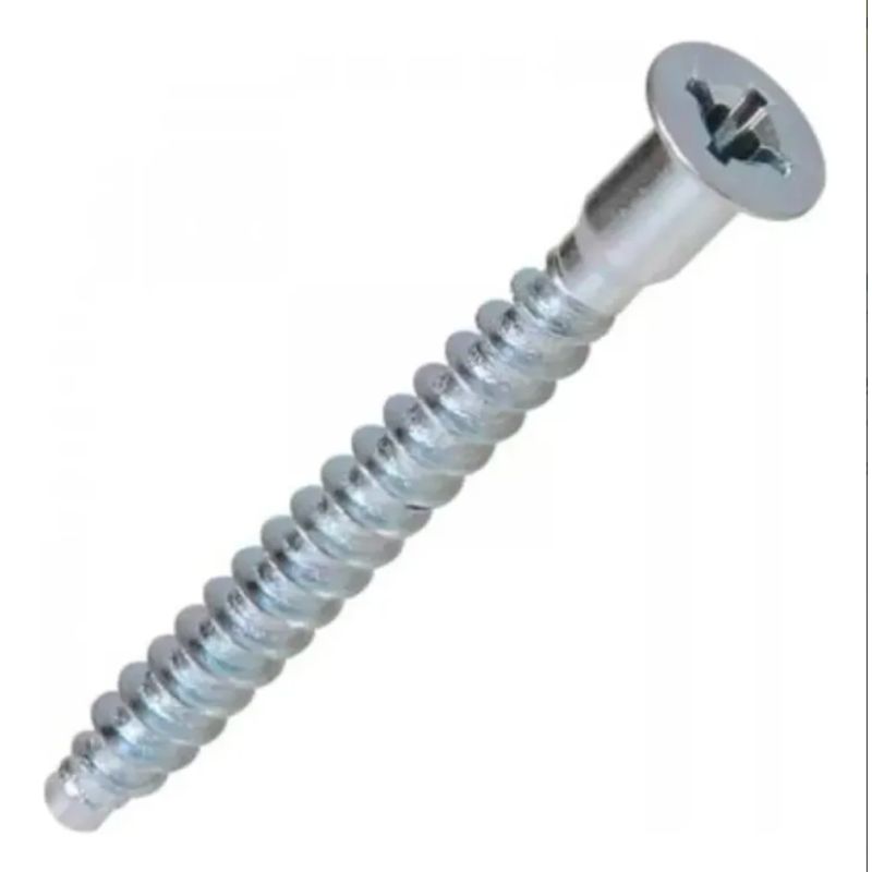 TUHAUS - Tornillo Soberbio Pozidriv Zincado 3/16 X 2 -100un