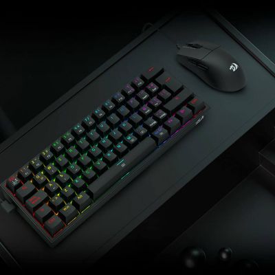 Imagen 2 del producto Pack Gamer S143 Teclado K617 RGB y Mouse King M724 Negro