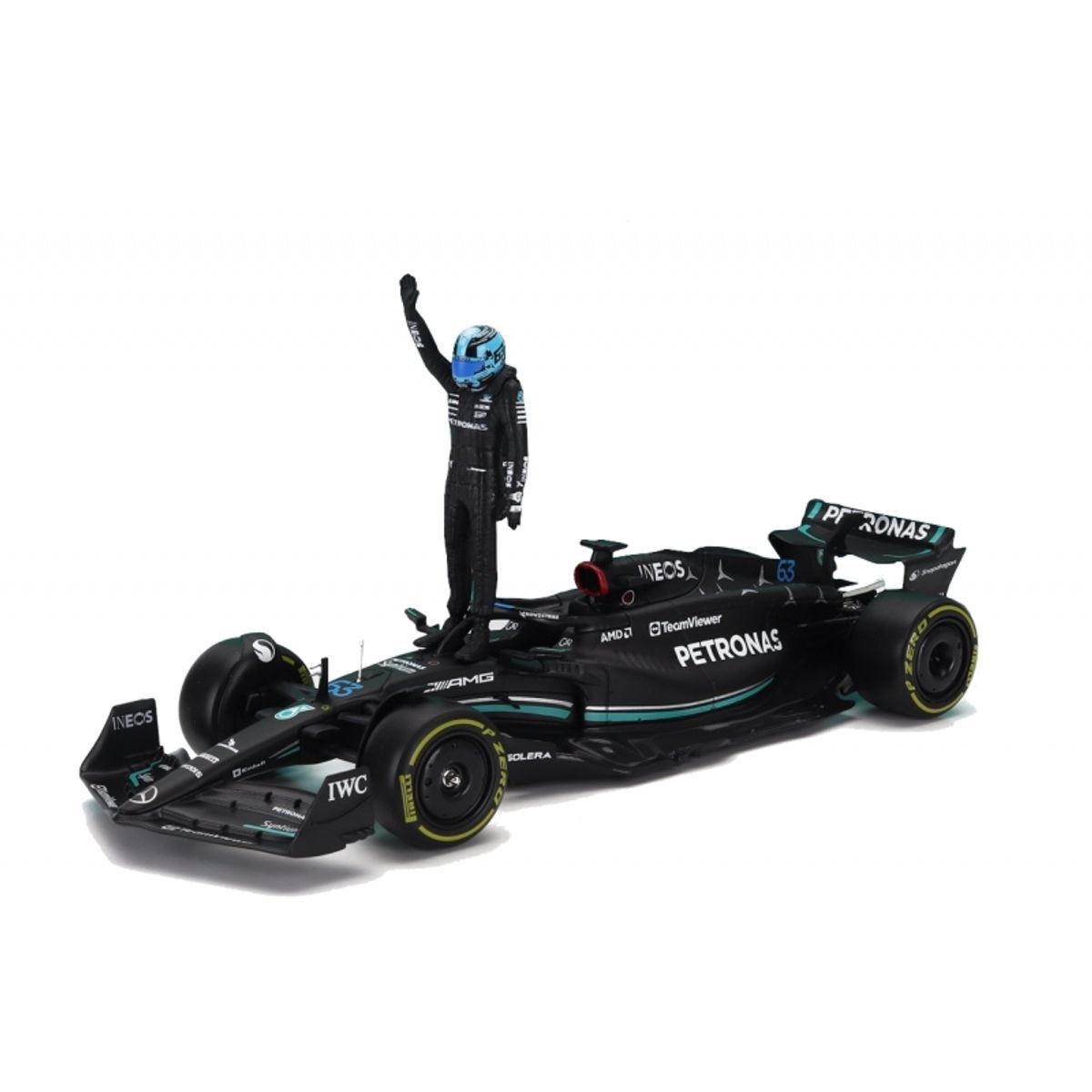 BBURAGO - BURAGO 28037 1-24 RACE FORMULA MERCEDES W14 W FIGURE  2023