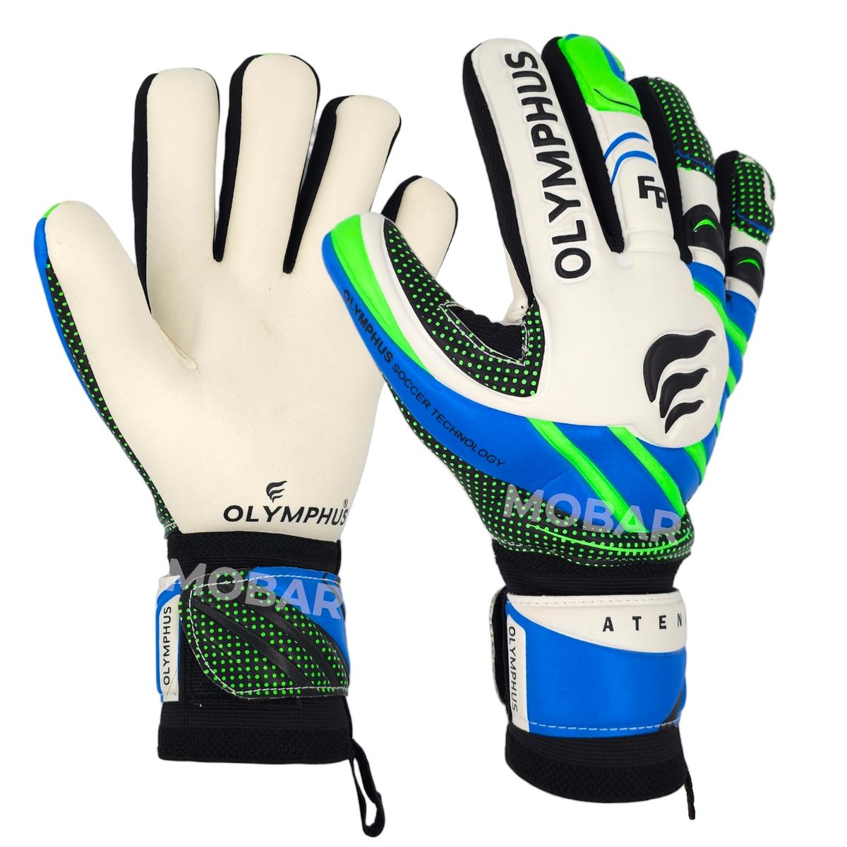 OLYMPUS - Guantes Arquero con Ferula Olymphus Atenas Látex Alemán verde