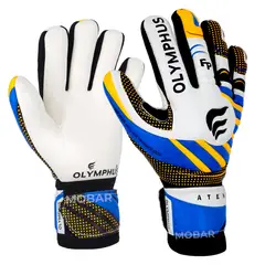 OLYMPHUS - Guantes Arquero con Ferula Atenas Látex Alemán Naranja