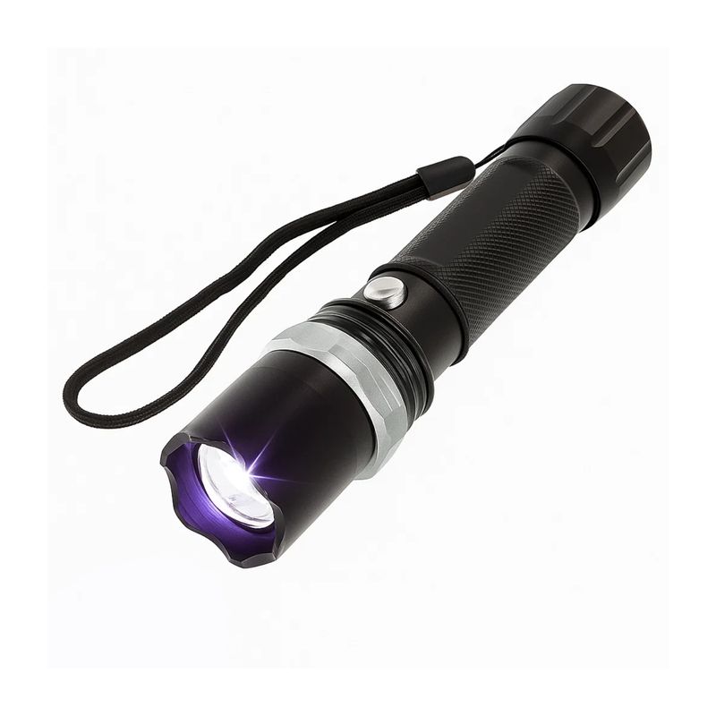 GENERICO - Linterna Led Tactica Zoom Led Cree Q5 Recargable Luz Blanco