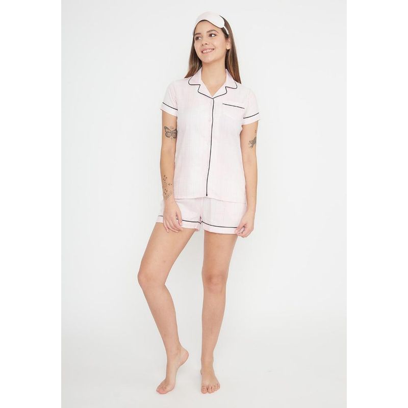 KAYSER - Pijama  de mujer algodón 701111M KAYSER - Rosa