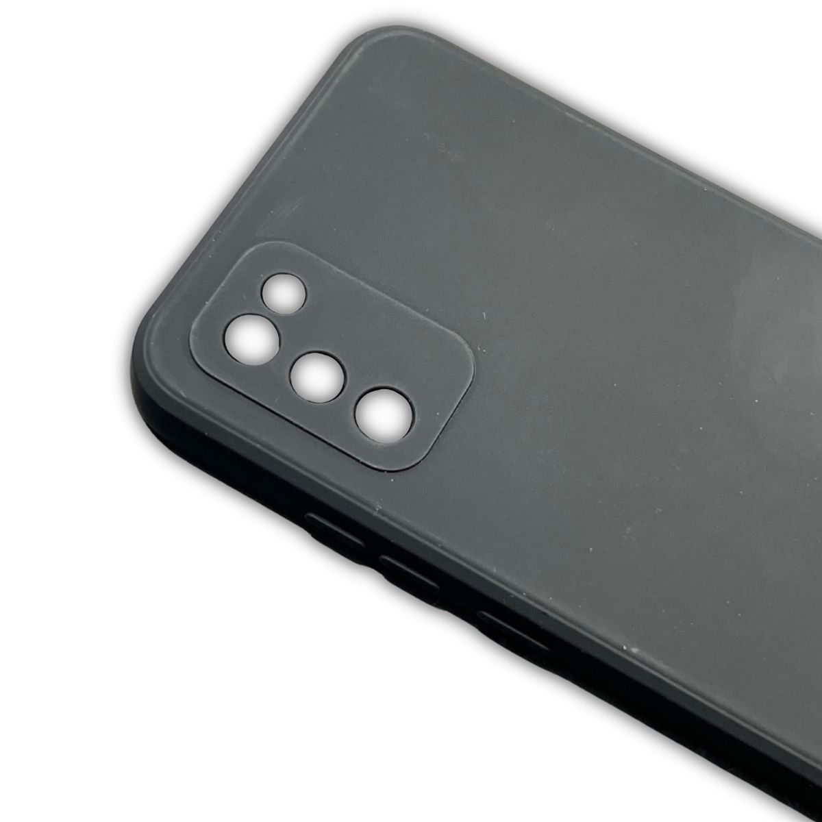 GENERICO - Carcasa Silicona Color Para Samsung Galaxy A02S - Negro
