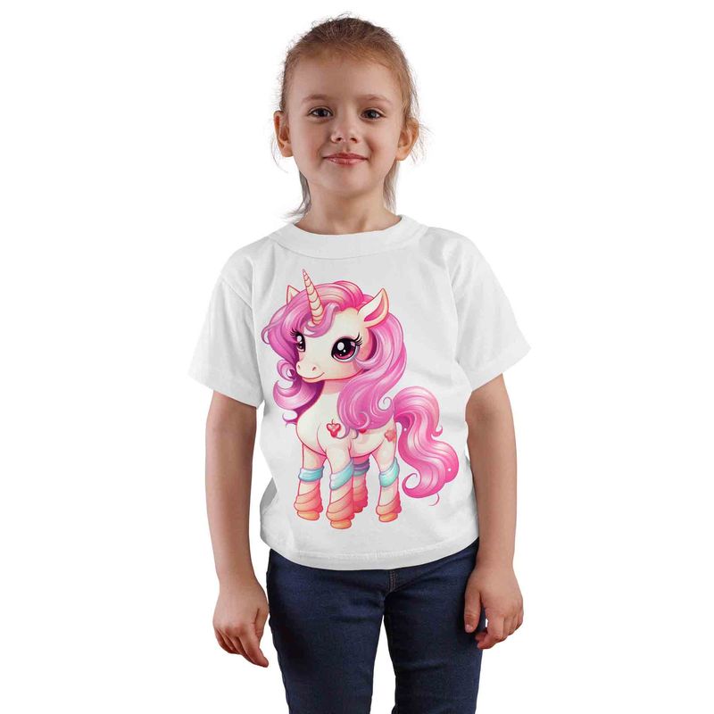ESTAMPA MANIA - Polera Infantil Unicornio BD4
