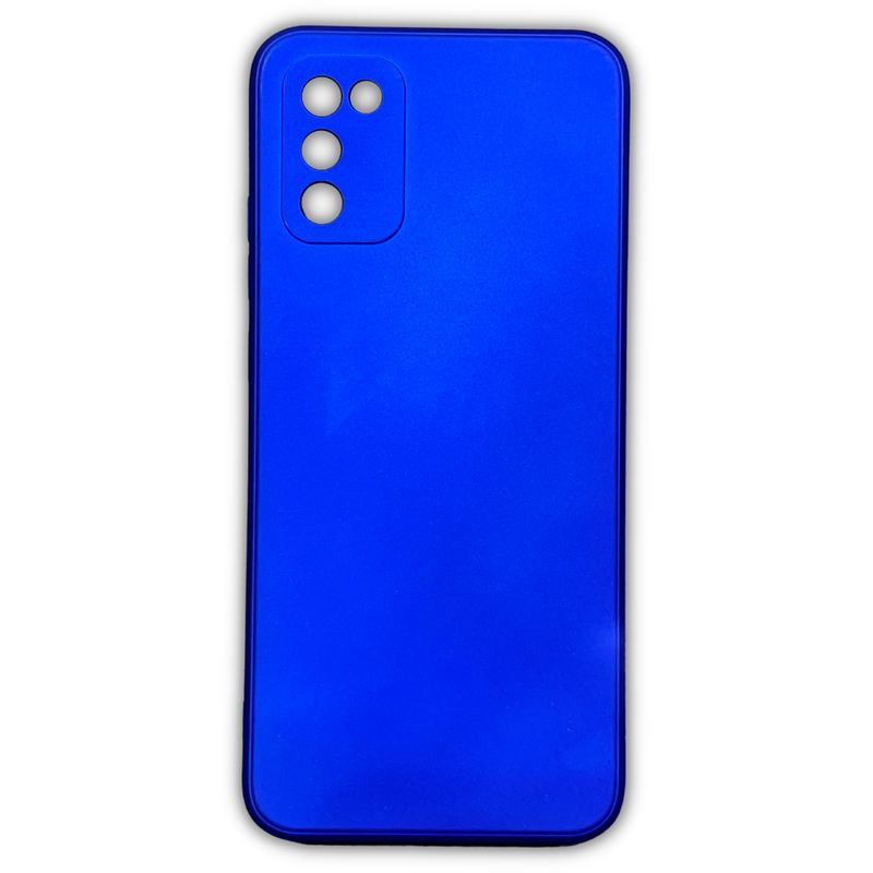 GENERICO - Carcasa Silicona Color Para Samsung Galaxy A02S - Azul