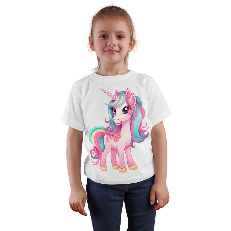 ESTAMPA MANIA - Polera Infantil Unicornio BD5