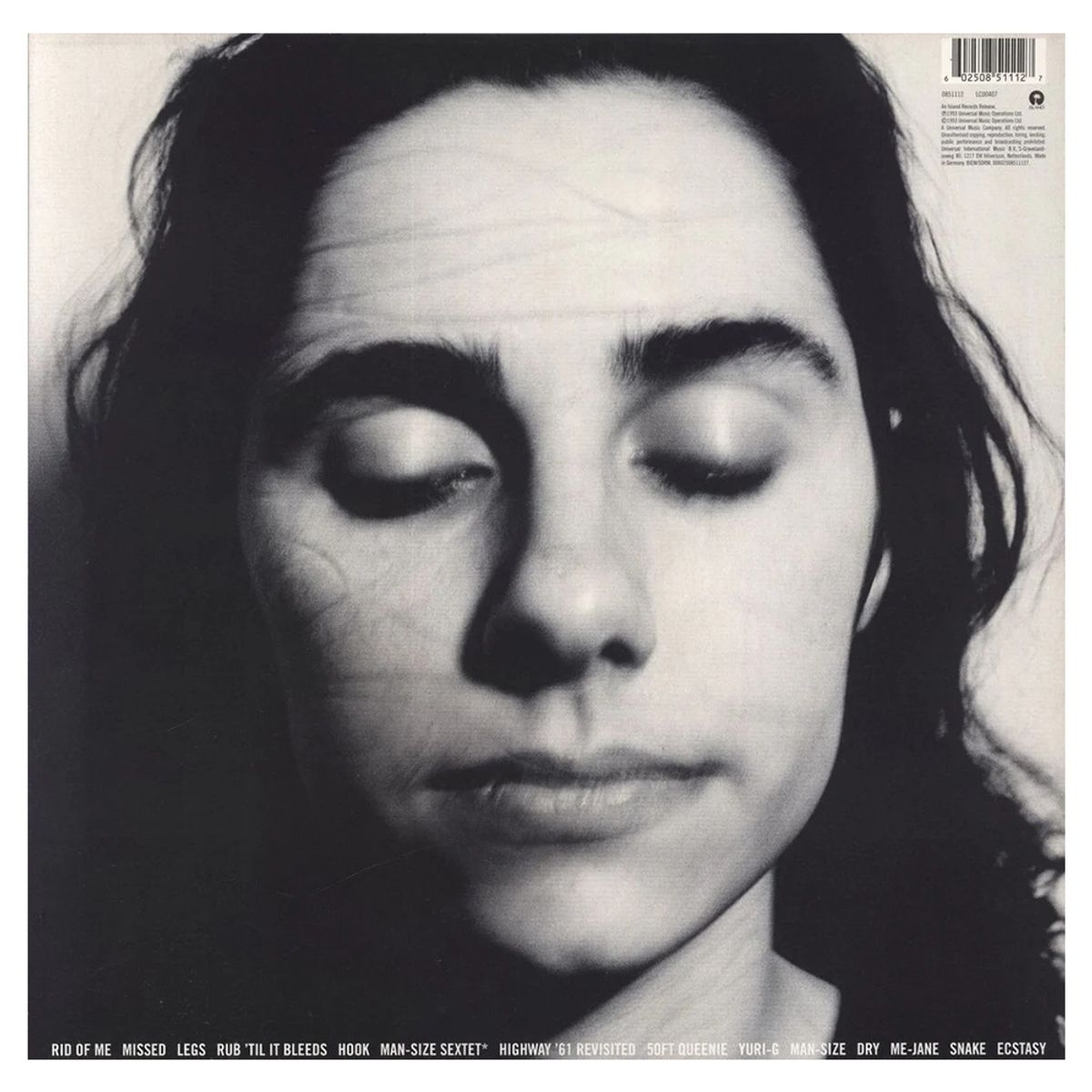 ISLAND - PJ Harvey -Rid Of Me- Vinilo