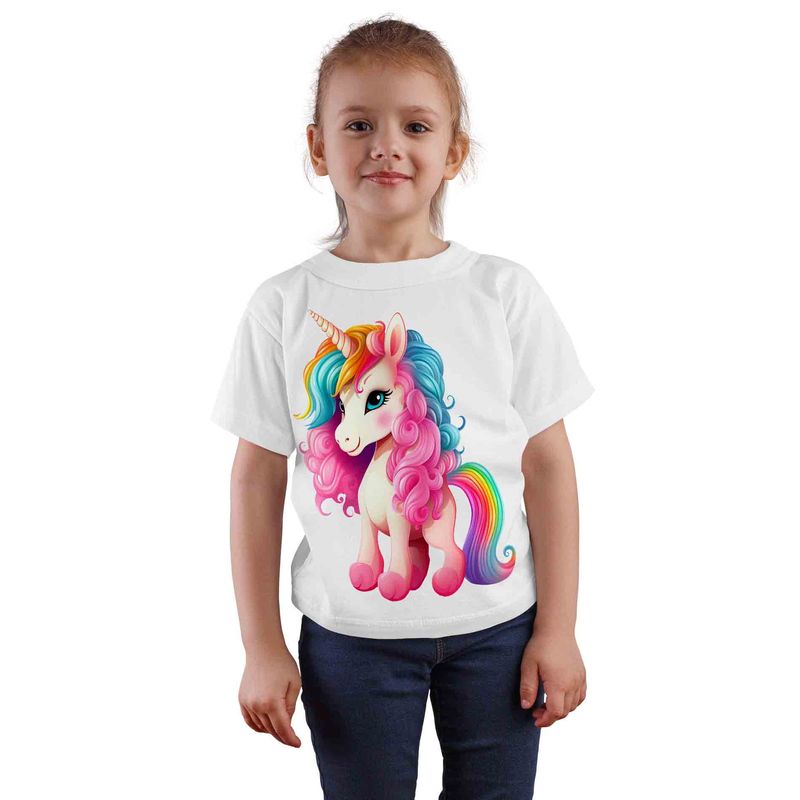 ESTAMPA MANIA - Polera Infantil Unicornio BD6