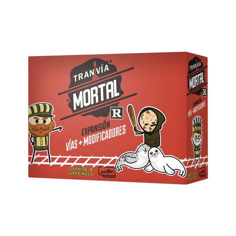 SKYBOUND - Tranvía Mortal Expansión Vías + Modificadores Juego de Mesa
