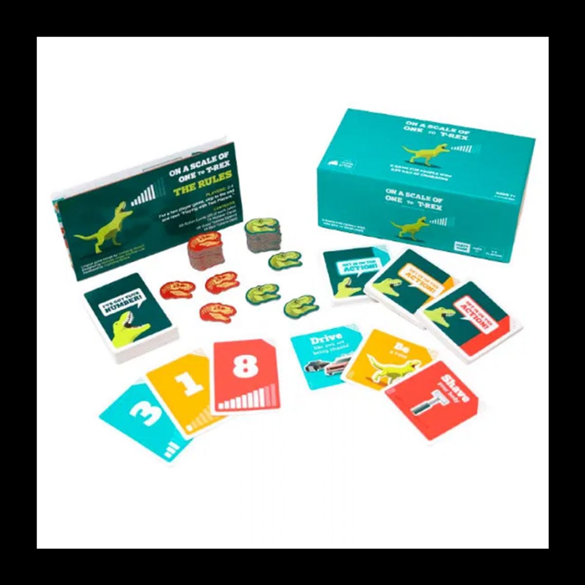 EXPLODING KITTENS - En una Escala de 1 a T-Rex - Juego de Mesa