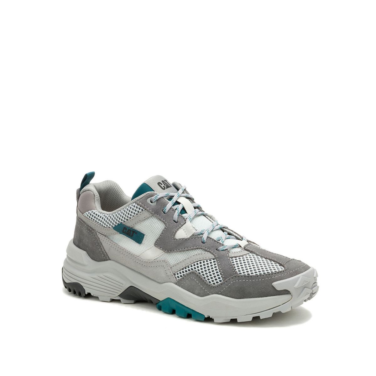 CAT - Zapatilla Hombre Grapple Suede Mesh Gris CAT