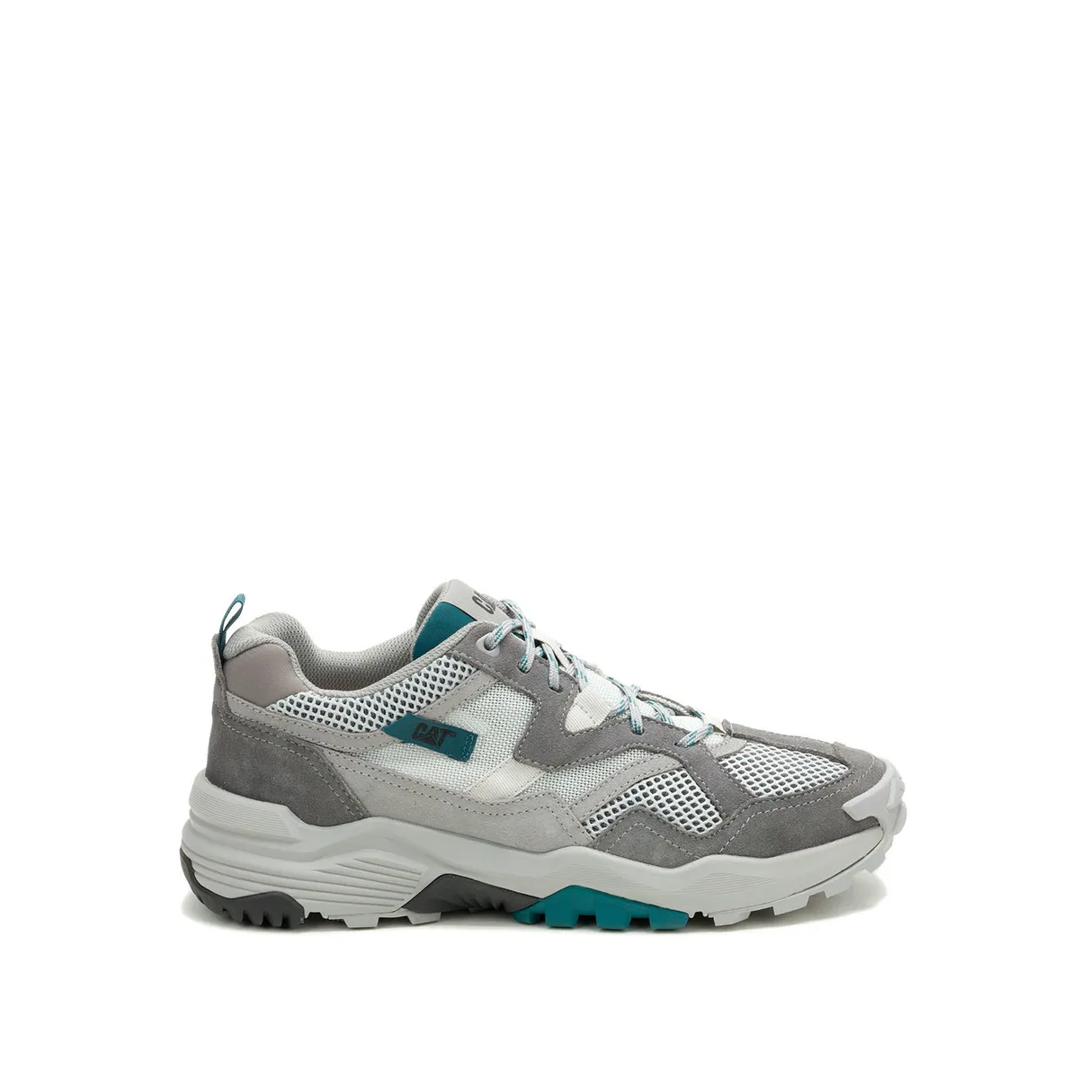 CAT - Zapatilla Hombre Grapple Suede Mesh Gris CAT