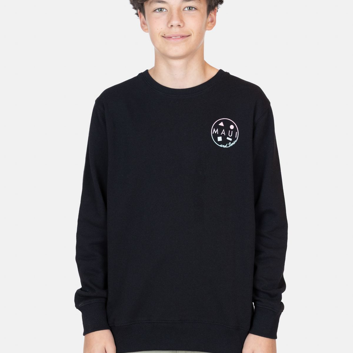 MAUI AND SONS - Poleron CR Lailix Negro Infantil Maui And Sons - Negro