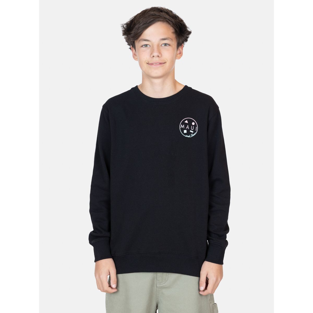 MAUI AND SONS - Poleron CR Lailix Negro Infantil Maui And Sons - Negro