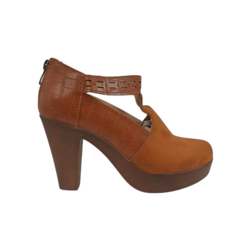HERIEL - Zapato Camel Taco Mujer