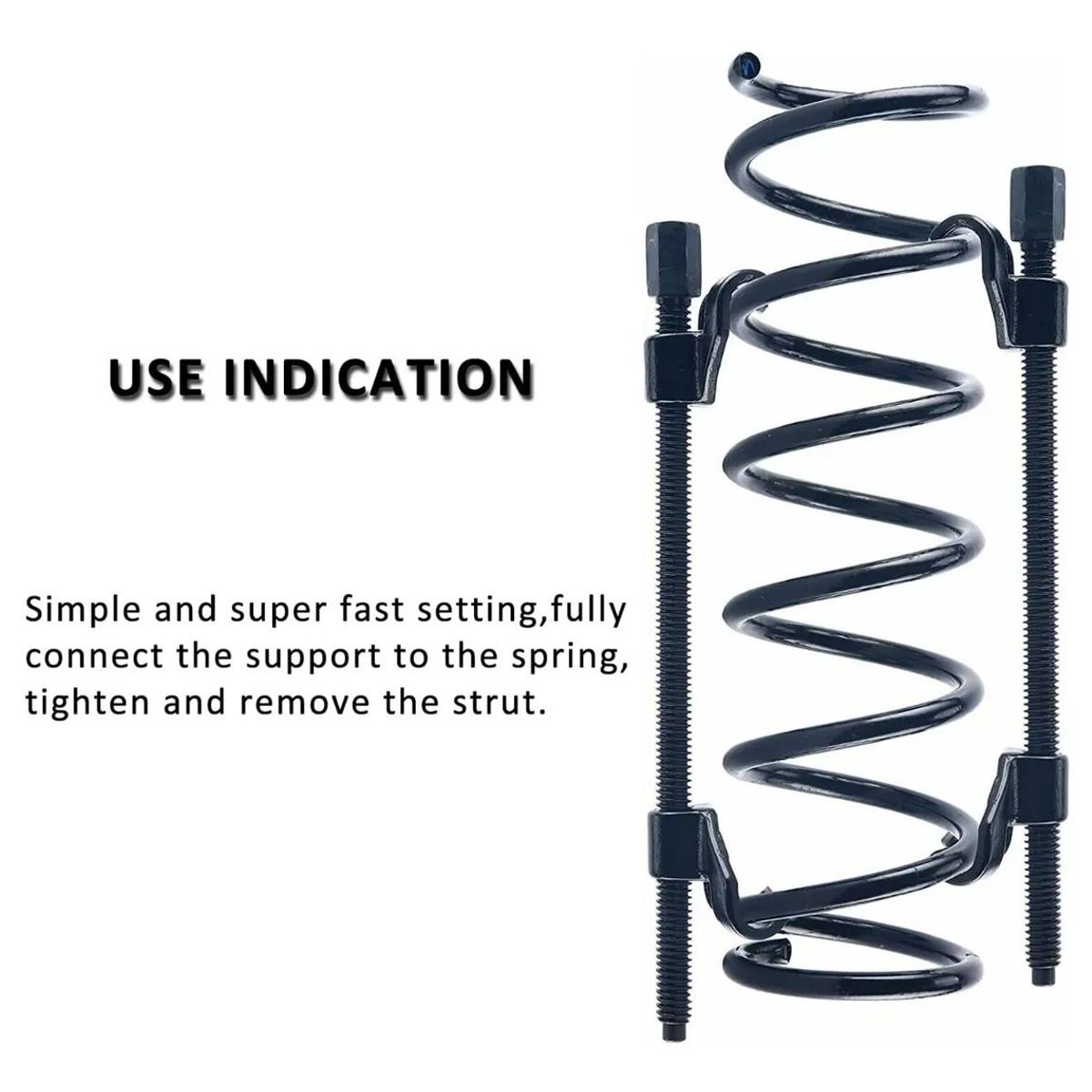 SHOP EHOME BAG - 2 Kit Compresor Resortes Espirales Saca Espiral Amortiguador