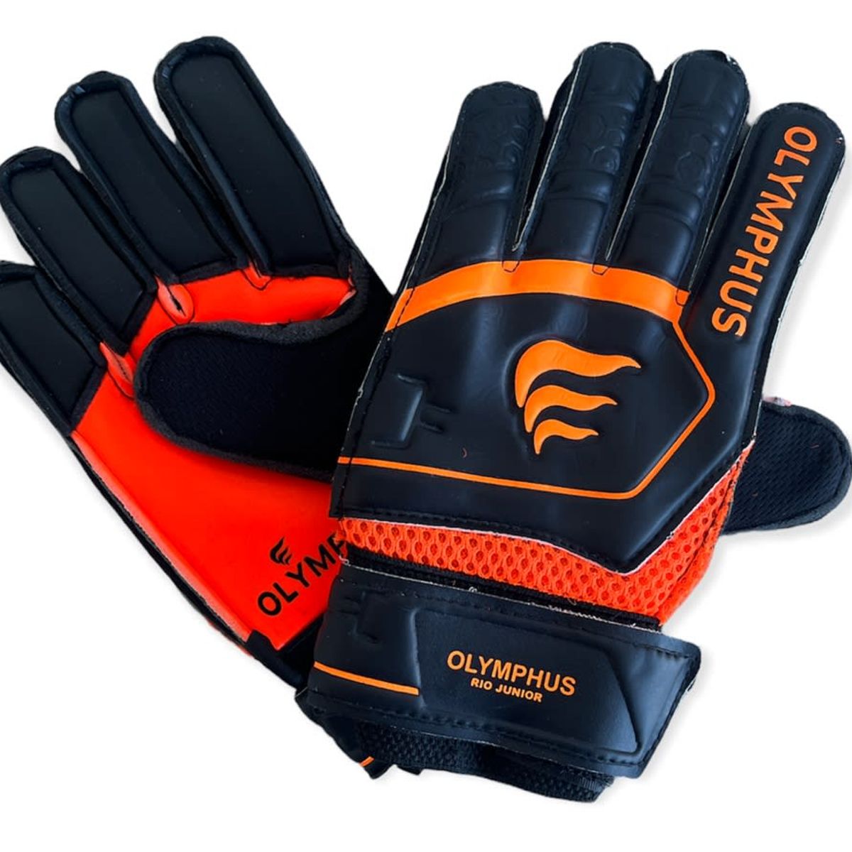 OLYMPUS - Guantes Arquero Futbol Con Ferula Para Niños Olymphus Rio Jr