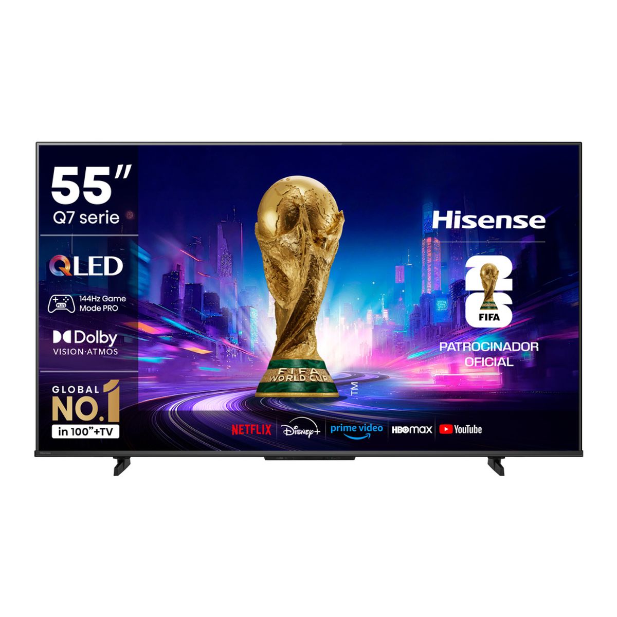 HISENSE - SMART TV QLED 55 55Q7QG 4K GOOGLE TV
