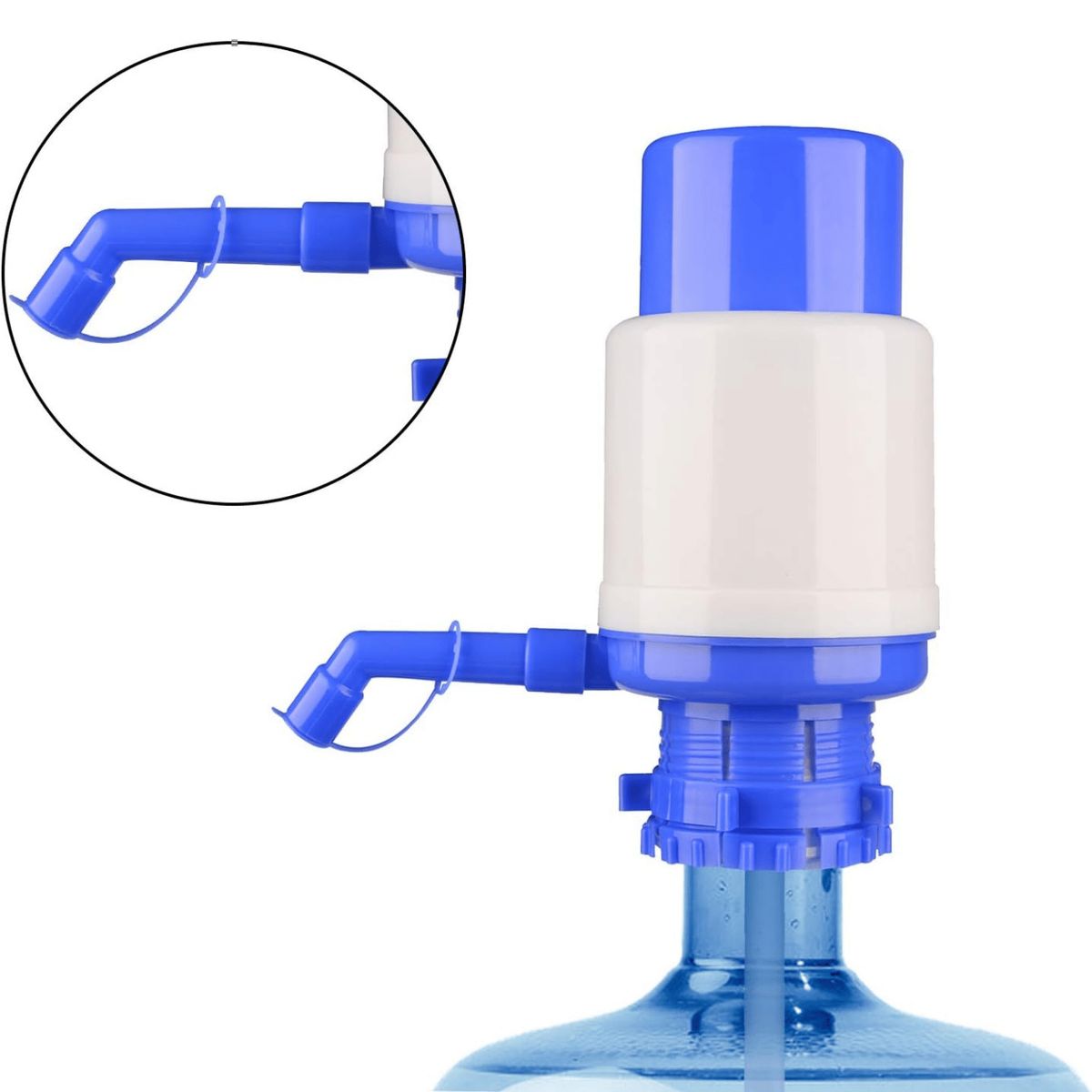 HOMESTAR - Bomba Dispensadora Manual para Bidones de Agua - XL