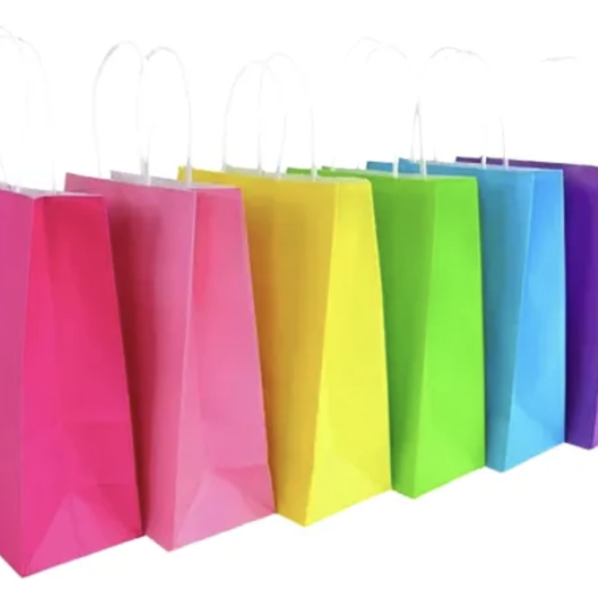 DALI - Bolsas De Papel Kraf De Colores 24 Unidades negro