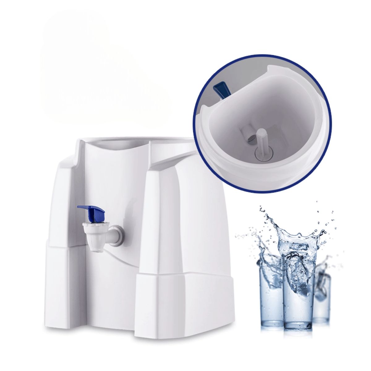 HOMESTAR - Dispensador de Agua para Bidones de Mesa - Compacto