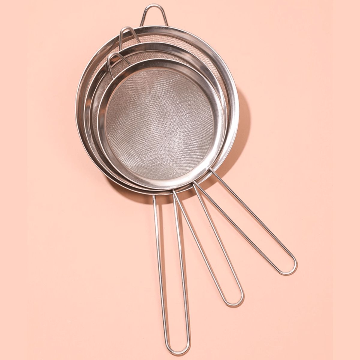 HOMESTAR - Colador Fino de Acero Inoxidable - 22 cm