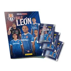 PANINI - ÁLBUM TAPA BLANDA UNIVERSIDAD DE CHILE – DALE LEÓN + 40 SOBRES
