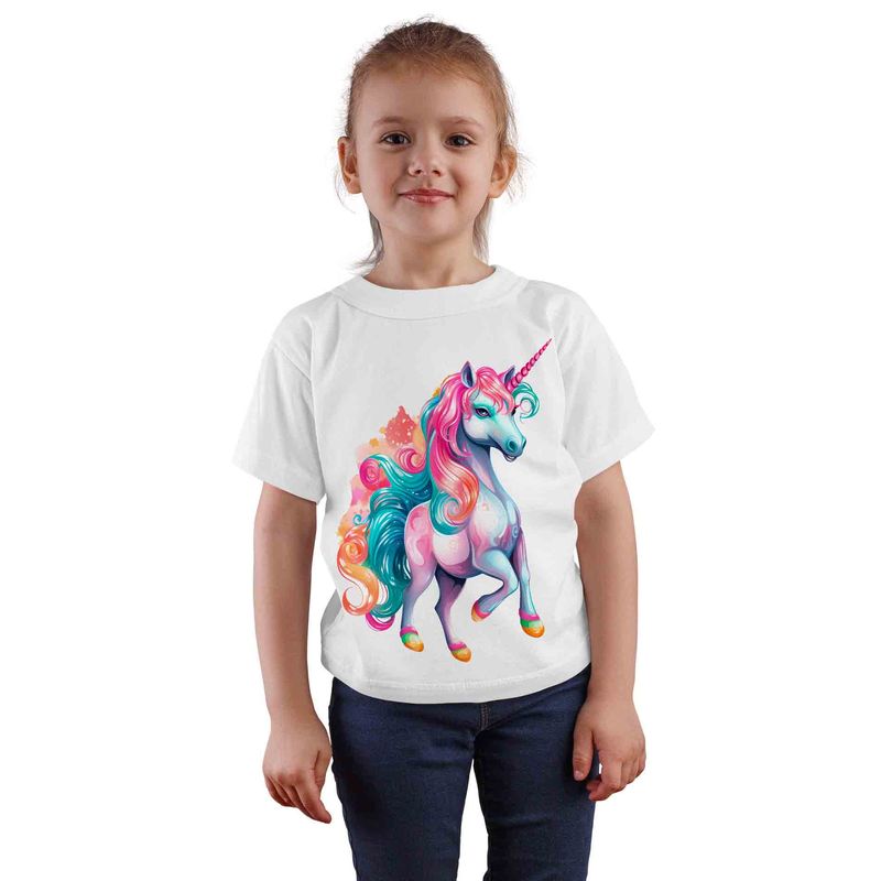 ESTAMPA MANIA - Polera Infantil Unicornio D7