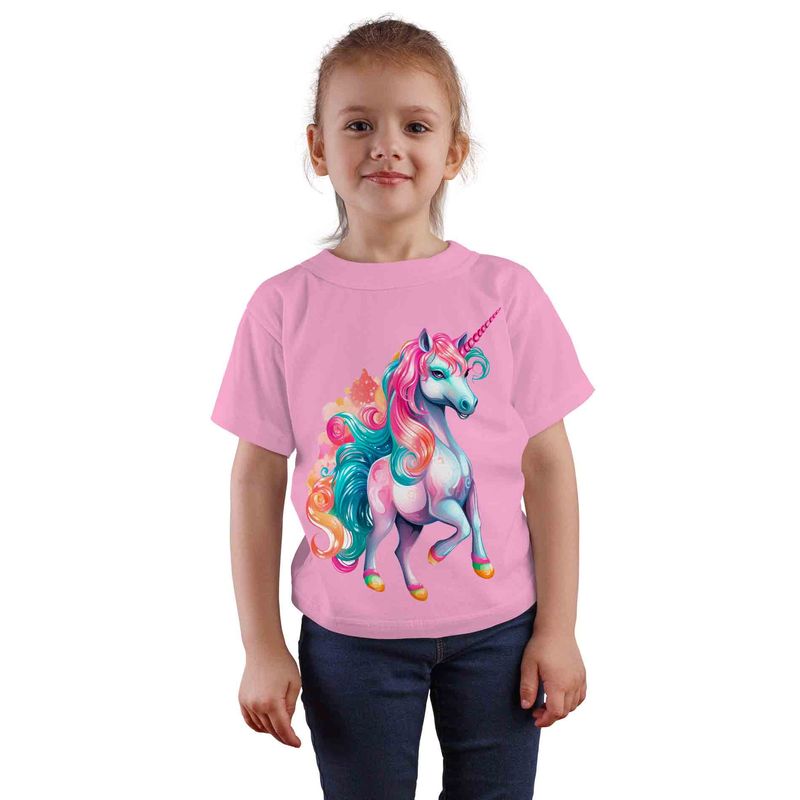 ESTAMPA MANIA - Polera Infantil Unicornio D7