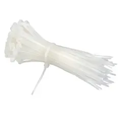 DALI - Bolsa Amarras Plásticas Blancas 100mm 100pzas Color Blanco