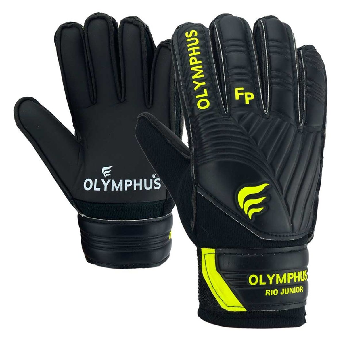 OLYMPUS - Guantes Arquero Futbol Con Ferula Para Niños Olymphus Rio Jr