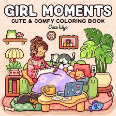 COMPUTECH - Libro Para Colorear Coco Wyo Girl Moments - 100 Dibujos