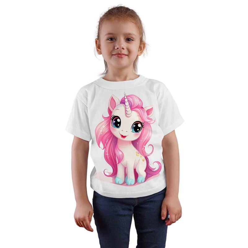 ESTAMPA MANIA - Polera Infantil Unicornio D8