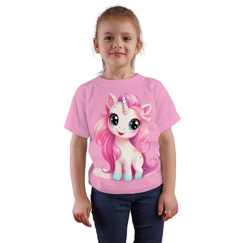 ESTAMPA MANIA - Polera Infantil Unicornio D8