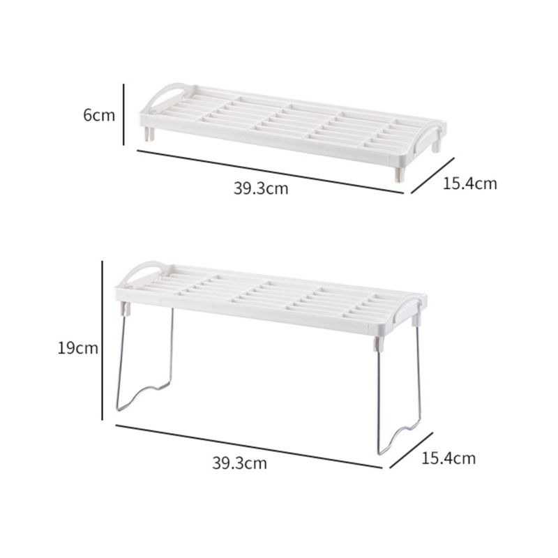 HOMESTAR - Estante Organizador Apilable y Plegable Cocina Bano