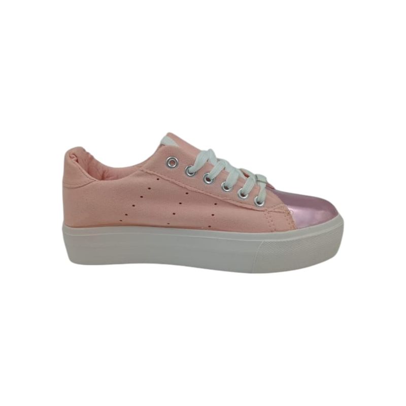 HERIEL - Zapatilla Rosa Plataforma Mujer