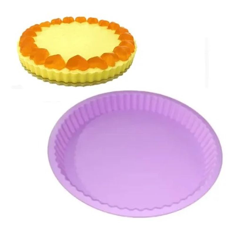 GENERICO - Molde Tartaleta Silicona Molde Torta Silicona Reposteria Red