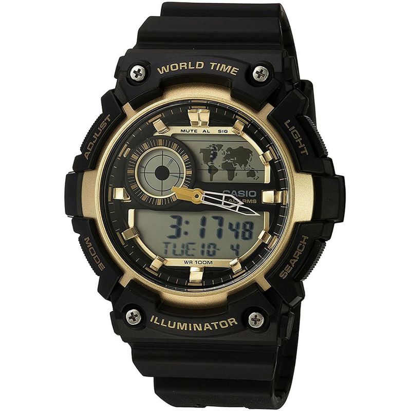 CASIO - RELOJ CASIO AEQ200W-9AV HOMBRE ANALOGO DIGITAL ILUMINATOR