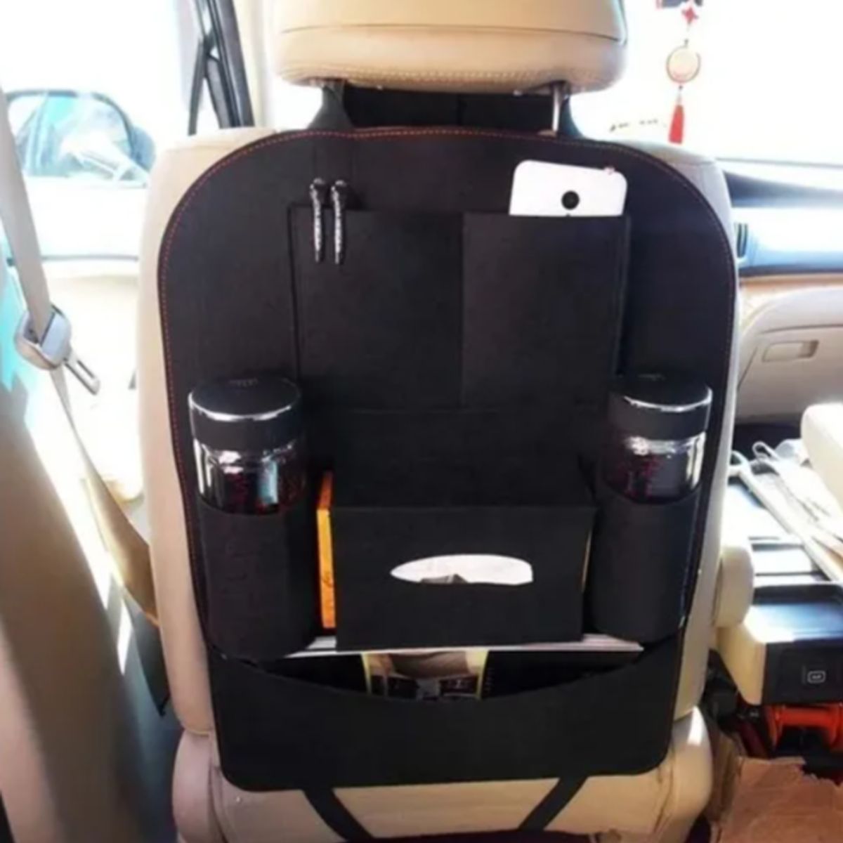 GENERICO - Pack 2 Organizadores Bolso Para Asiento De Auto Multifuncion