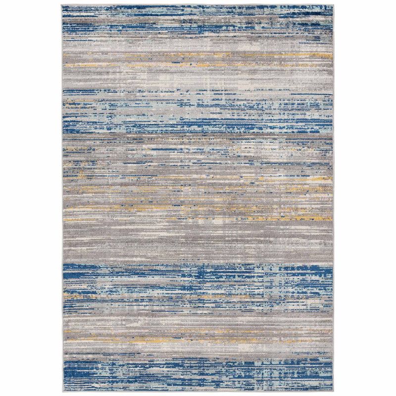 DECO2DAY - Alfombra Geil PO22892-M-GY - 160x230 cm - Gris