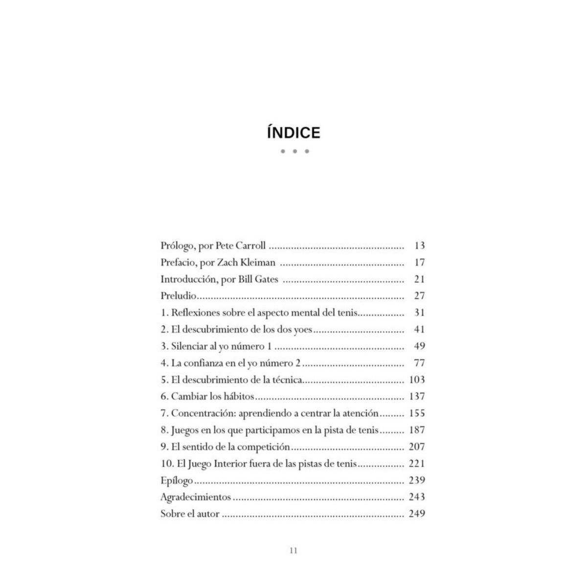 SIRIO EDITORIAL - El juego interior del tenis. Ed 50° Aniversario