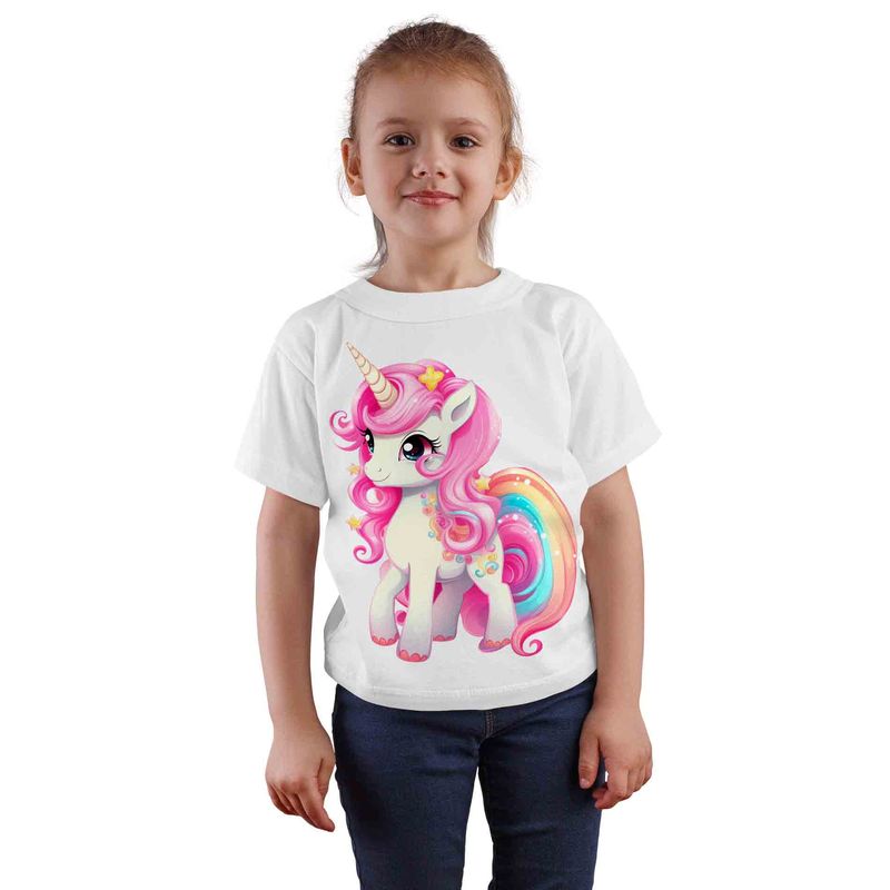 ESTAMPA MANIA - Polera Infantil Unicornio D9