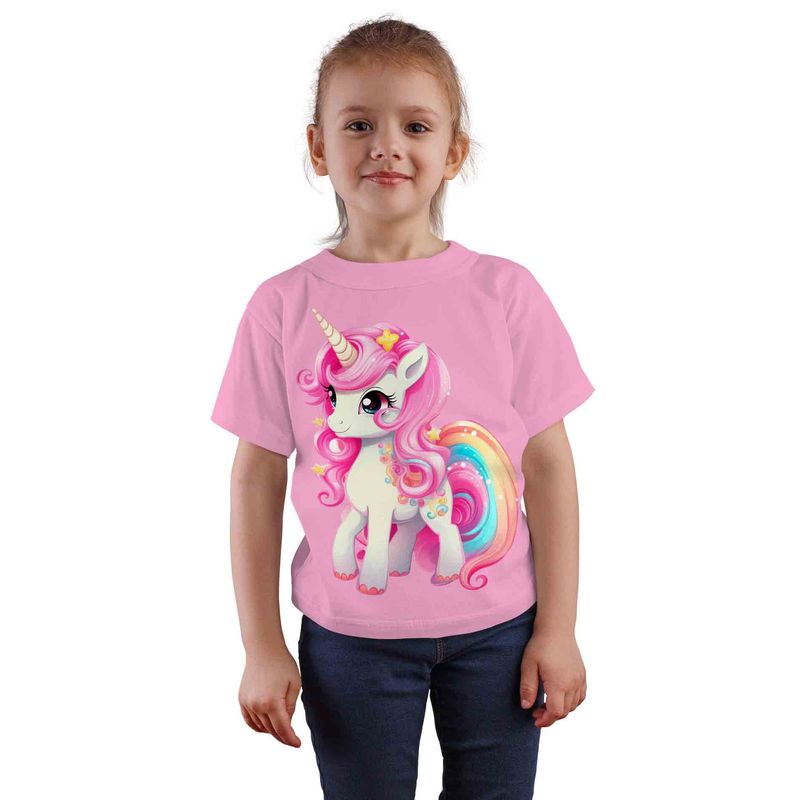 ESTAMPA MANIA - Polera Infantil Unicornio D9