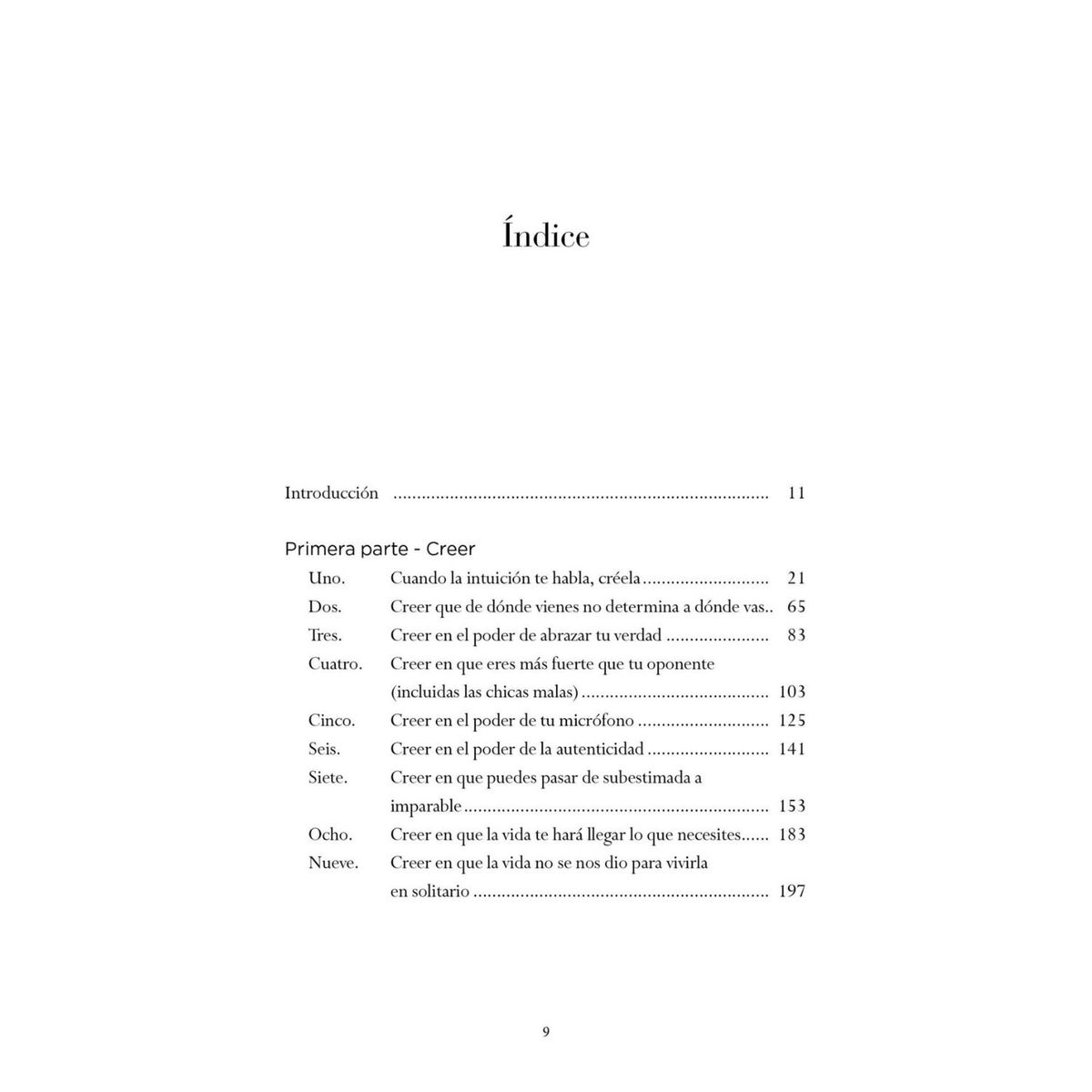 SIRIO EDITORIAL - Creerlo. De subestimada a imparable
