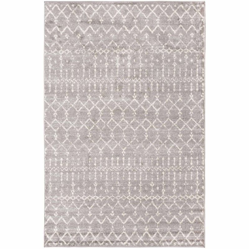 DECO2DAY - Alfombra Geil PO884-MH-GI - 160x230 cm - Gris