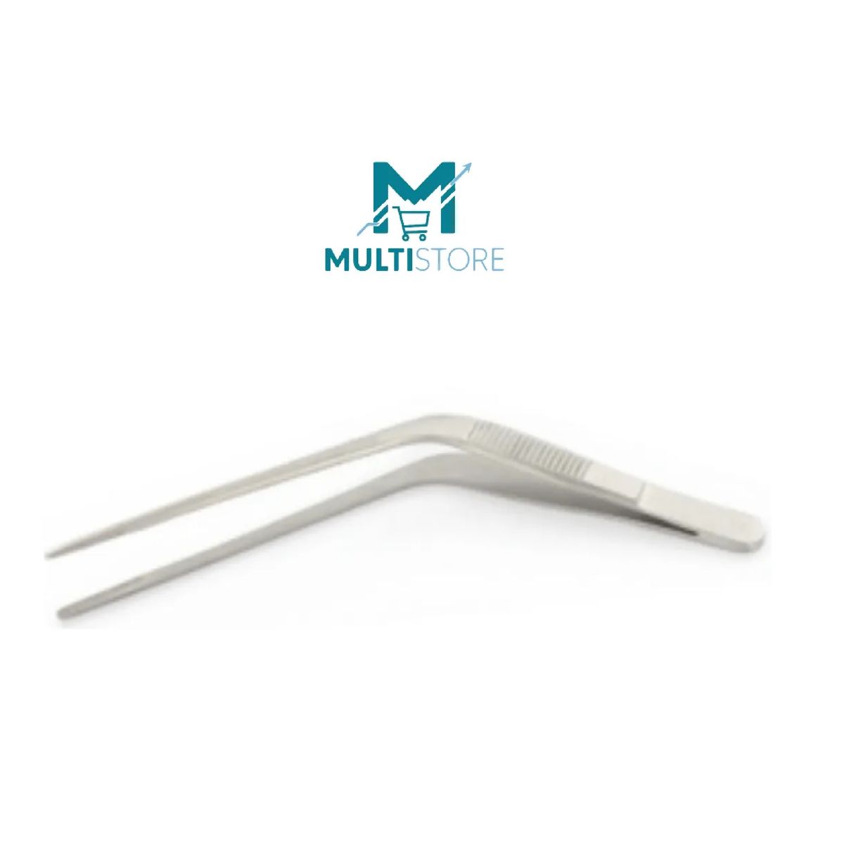 GENERICO - Pinza Diseccion Acodada De 16 Cm Acero Inoxidable