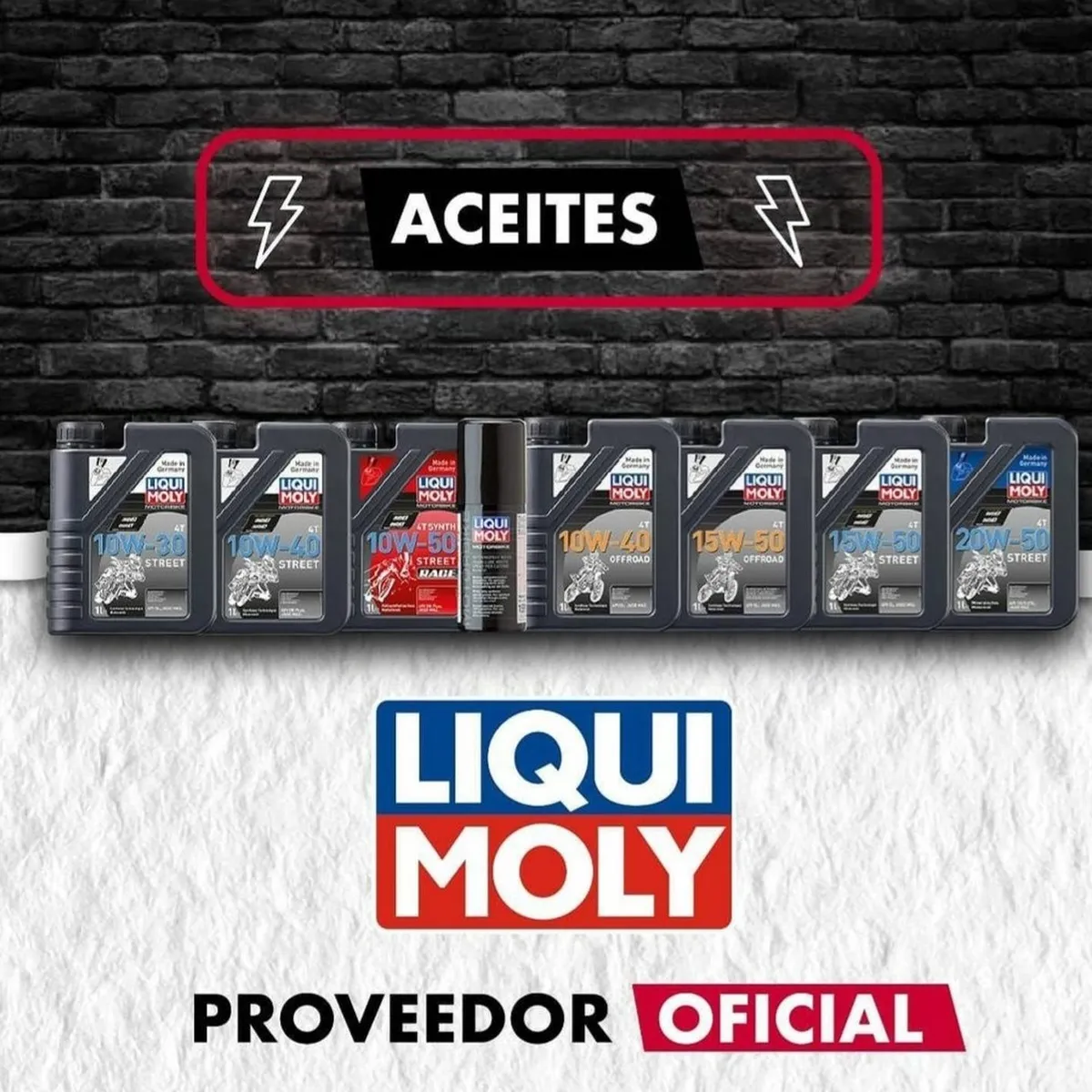 LIQUI MOLY - Aceite Moto Y Cuatriciclo 15w 50 Sintetico 1l 4t Liqui Moly