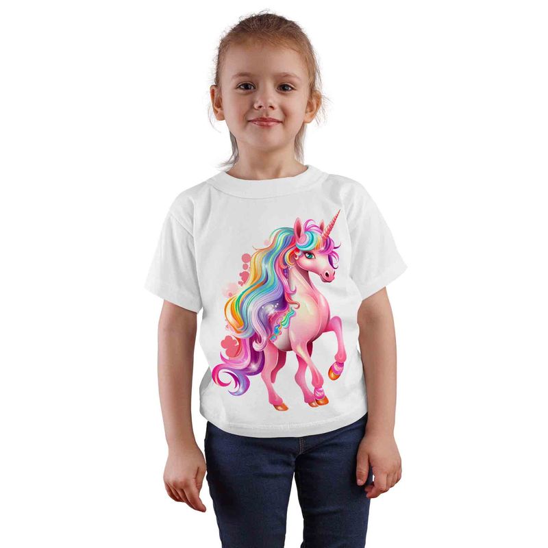 ESTAMPA MANIA - Polera Infantil Unicornio D10