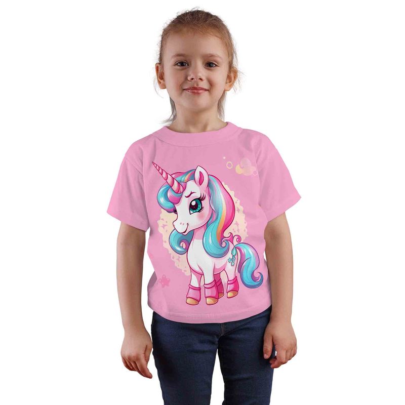 ESTAMPA MANIA - Polera Infantil Unicornio D11